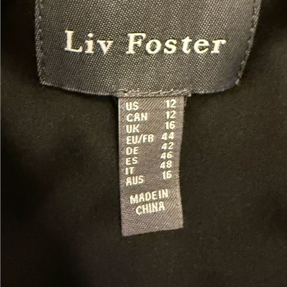 Liv Foster NWT Strapless Sequins Mini Dress Black Women’s 12 Cocktail Party Chic - Picture 4 of 14